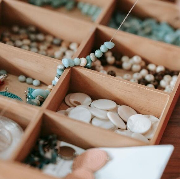 stones and beads