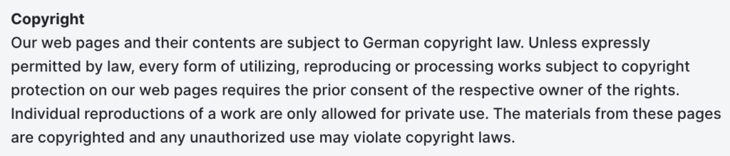 kittl - german copyright law