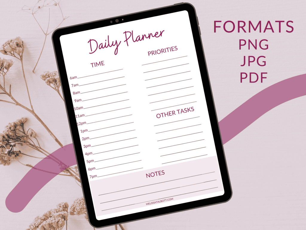 daily planner on ipad